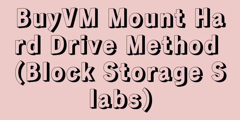 BuyVM Mount Hard Drive Method (Block Storage Slabs)