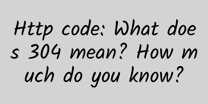 Http code: What does 304 mean? How much do you know?