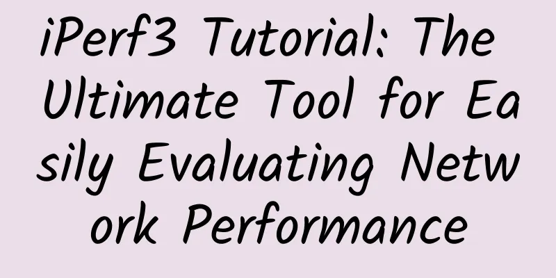 iPerf3 Tutorial: The Ultimate Tool for Easily Evaluating Network Performance