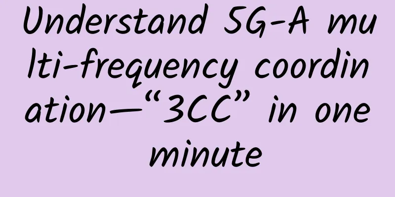 Understand 5G-A multi-frequency coordination—“3CC” in one minute