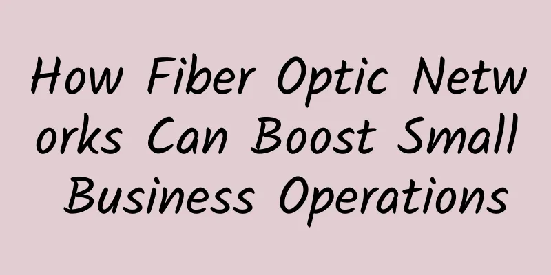 How Fiber Optic Networks Can Boost Small Business Operations
