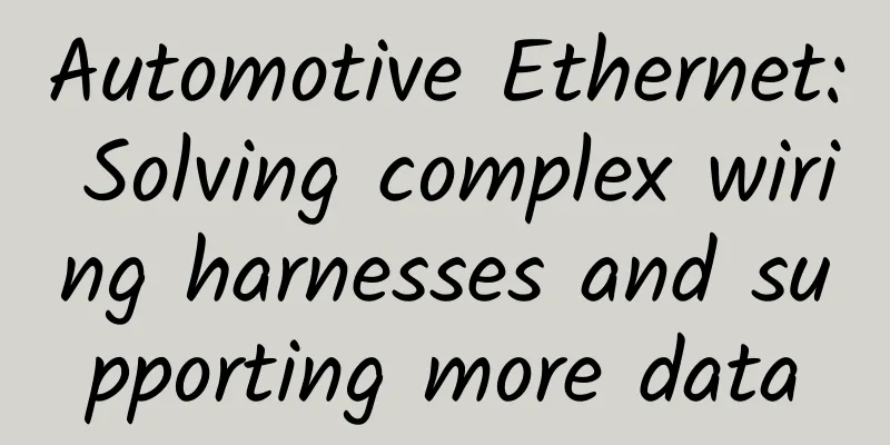 Automotive Ethernet: Solving complex wiring harnesses and supporting more data