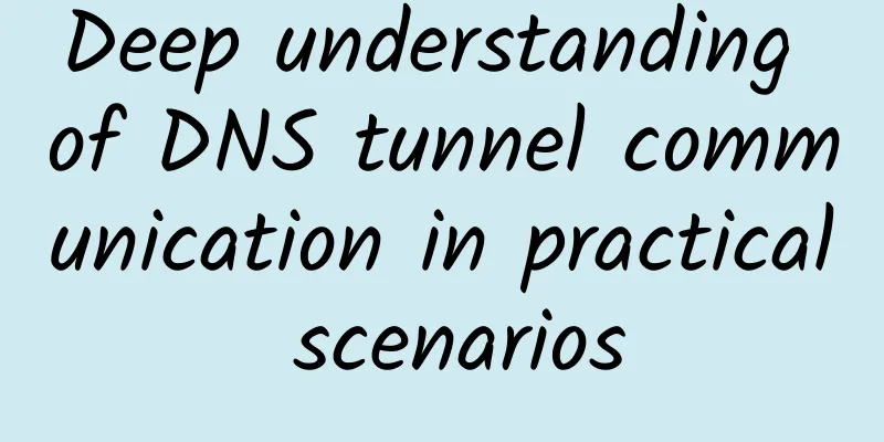 Deep understanding of DNS tunnel communication in practical scenarios