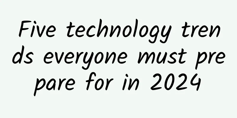 Five technology trends everyone must prepare for in 2024