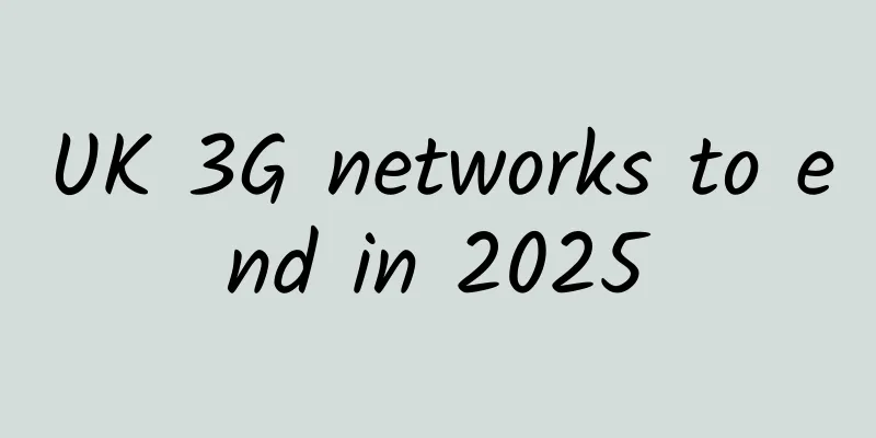 UK 3G networks to end in 2025