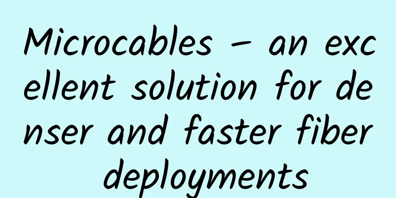 Microcables – an excellent solution for denser and faster fiber deployments