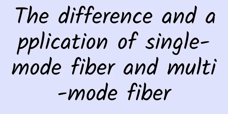 The difference and application of single-mode fiber and multi-mode fiber