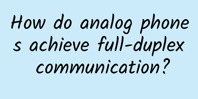 How do analog phones achieve full-duplex communication?