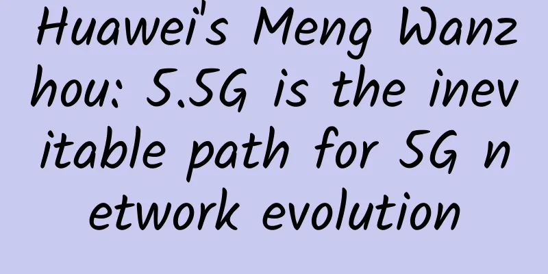Huawei's Meng Wanzhou: 5.5G is the inevitable path for 5G network evolution