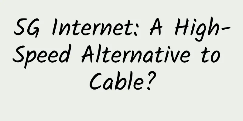 5G Internet: A High-Speed ​​Alternative to Cable?