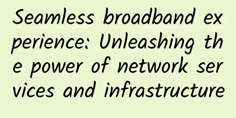 Seamless broadband experience: Unleashing the power of network services and infrastructure