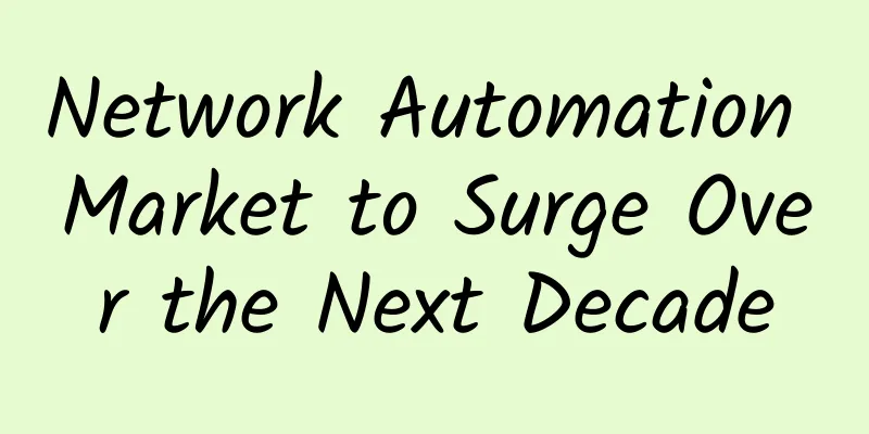 Network Automation Market to Surge Over the Next Decade