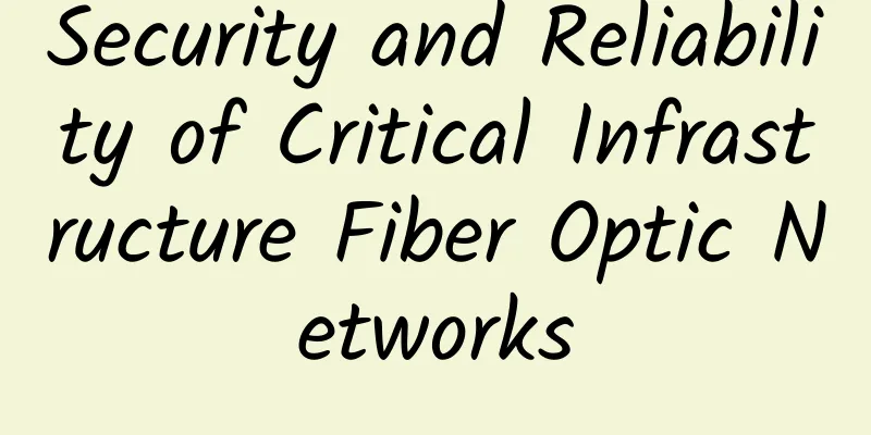 Security and Reliability of Critical Infrastructure Fiber Optic Networks