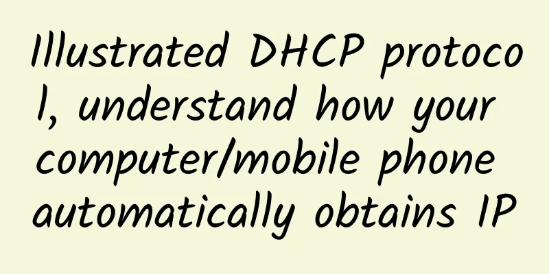 Illustrated DHCP protocol, understand how your computer/mobile phone automatically obtains IP