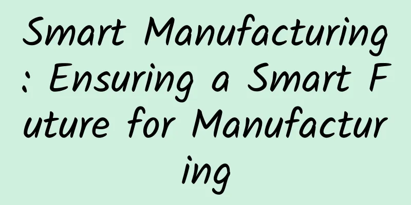 Smart Manufacturing: Ensuring a Smart Future for Manufacturing