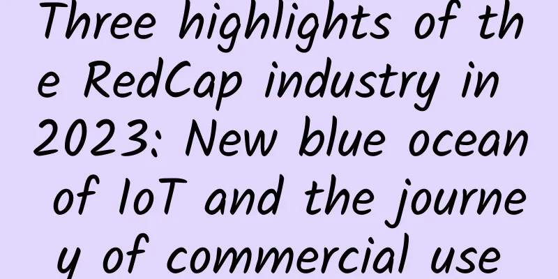 Three highlights of the RedCap industry in 2023: New blue ocean of IoT and the journey of commercial use