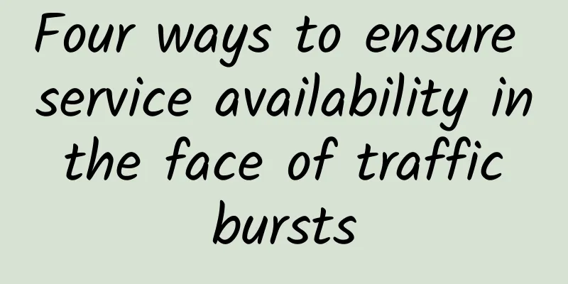 Four ways to ensure service availability in the face of traffic bursts