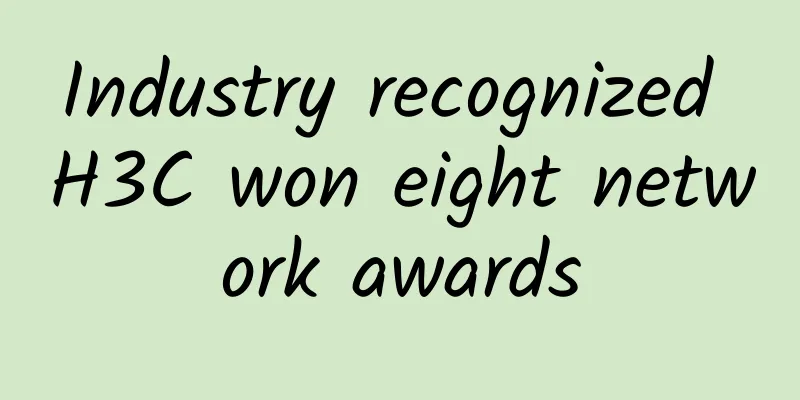 Industry recognized H3C won eight network awards
