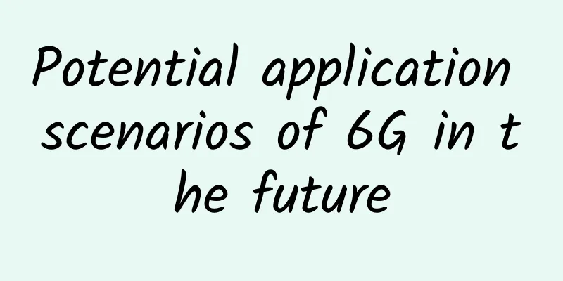 Potential application scenarios of 6G in the future