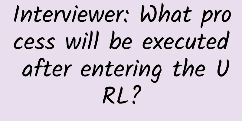Interviewer: What process will be executed after entering the URL?