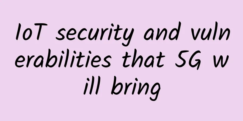 IoT security and vulnerabilities that 5G will bring