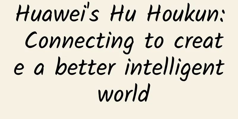 Huawei's Hu Houkun: Connecting to create a better intelligent world