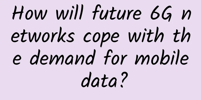 How will future 6G networks cope with the demand for mobile data?