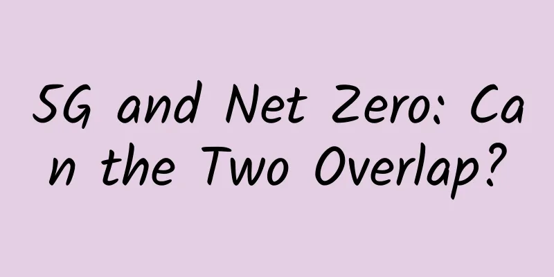 5G and Net Zero: Can the Two Overlap?