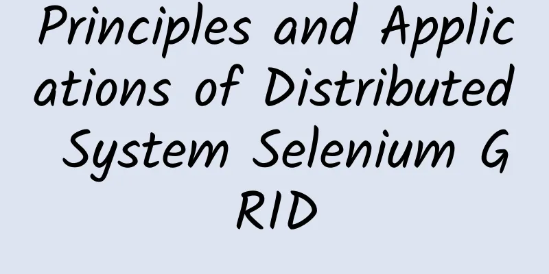 Principles and Applications of Distributed System Selenium GRID
