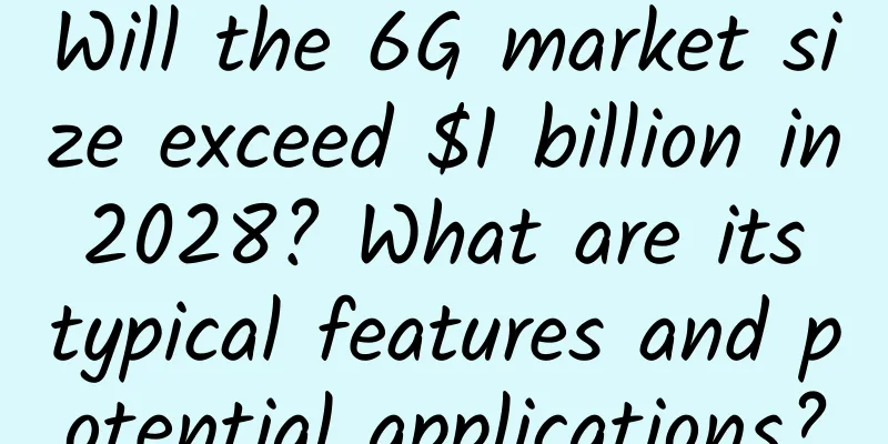 Will the 6G market size exceed $1 billion in 2028? What are its typical features and potential applications?