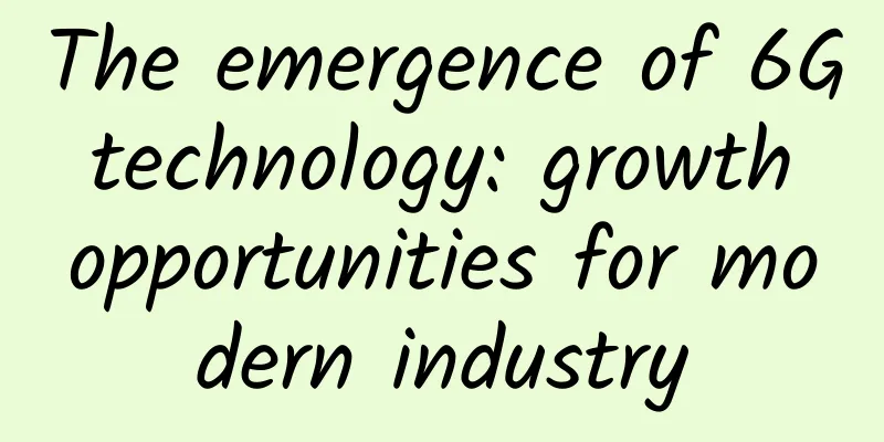 The emergence of 6G technology: growth opportunities for modern industry