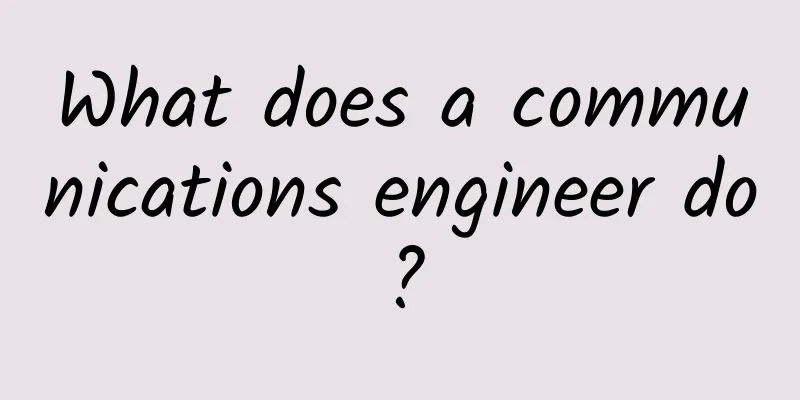 What does a communications engineer do?
