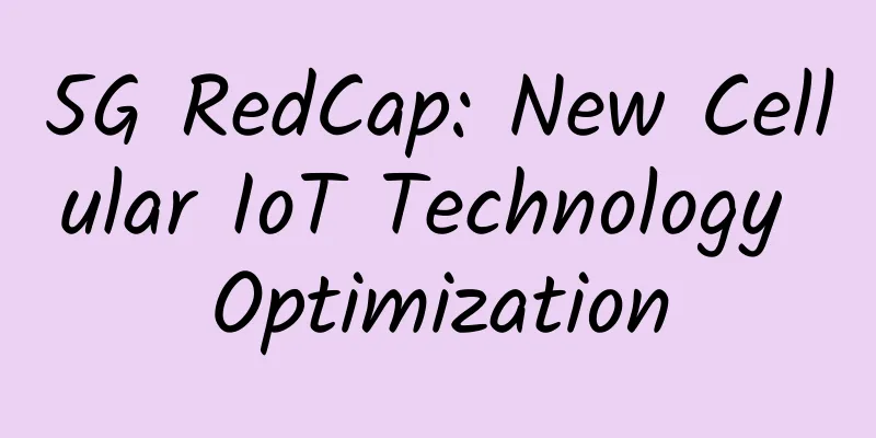 5G RedCap: New Cellular IoT Technology Optimization