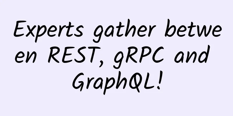 Experts gather between REST, gRPC and GraphQL!