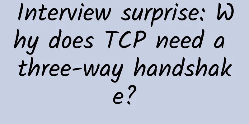 Interview surprise: Why does TCP need a three-way handshake?