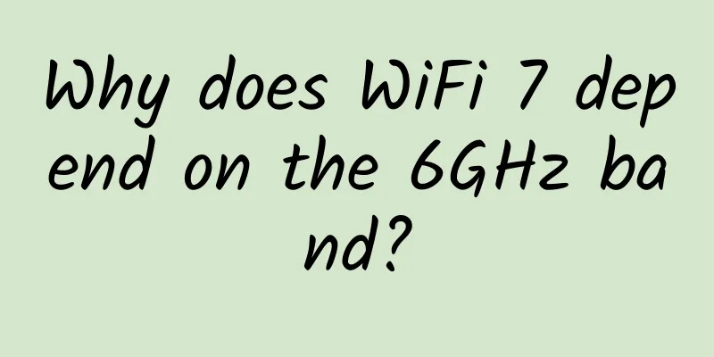Why does WiFi 7 depend on the 6GHz band?