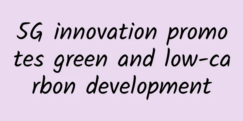 5G innovation promotes green and low-carbon development