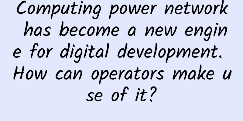 Computing power network has become a new engine for digital development. How can operators make use of it?