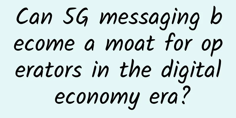 Can 5G messaging become a moat for operators in the digital economy era?