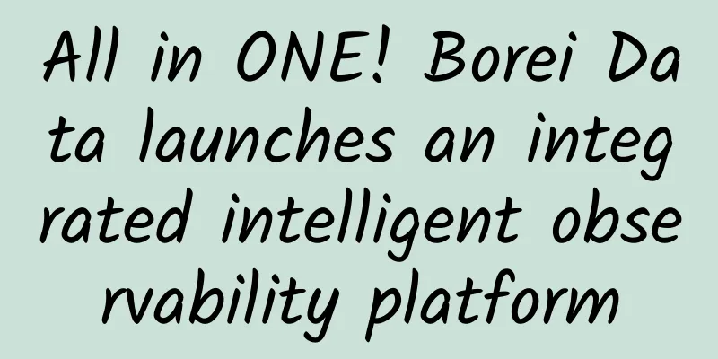 All in ONE! Borei Data launches an integrated intelligent observability platform