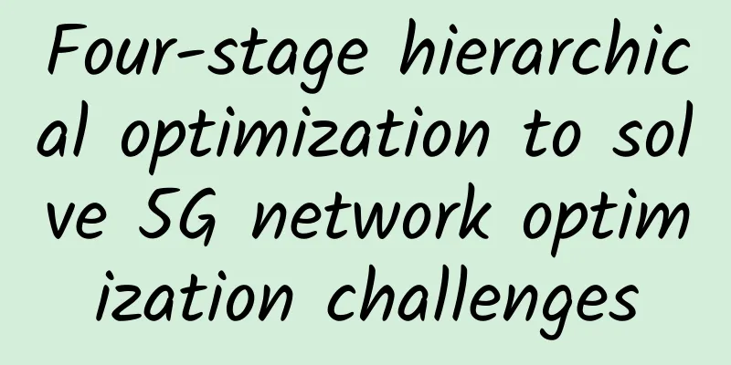 Four-stage hierarchical optimization to solve 5G network optimization challenges