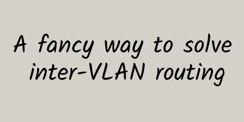 A fancy way to solve inter-VLAN routing