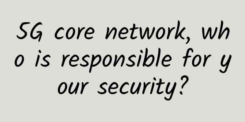 5G core network, who is responsible for your security?