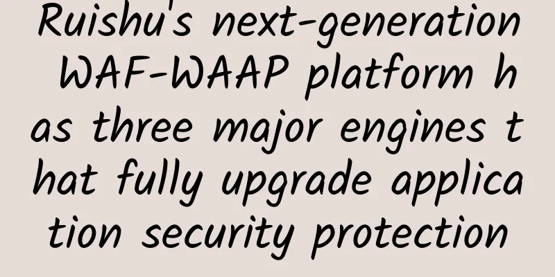 Ruishu's next-generation WAF-WAAP platform has three major engines that fully upgrade application security protection
