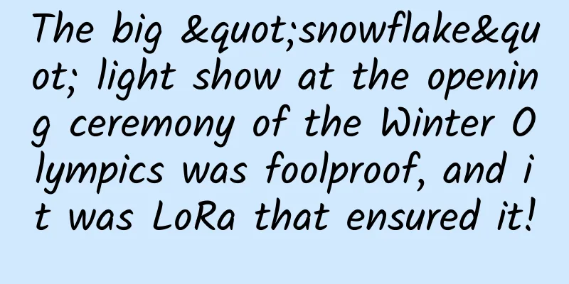 The big "snowflake" light show at the opening ceremony of the Winter Olympics was foolproof, and it was LoRa that ensured it!