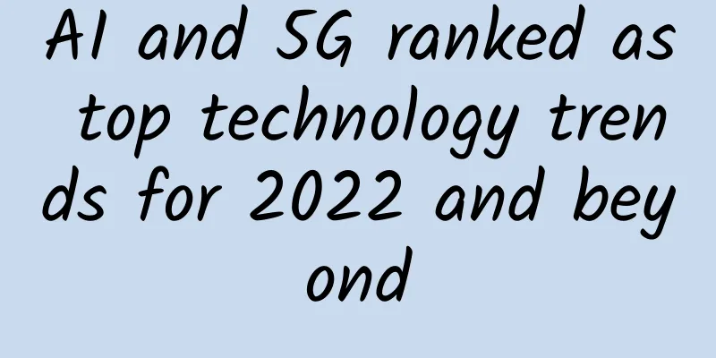 AI and 5G ranked as top technology trends for 2022 and beyond