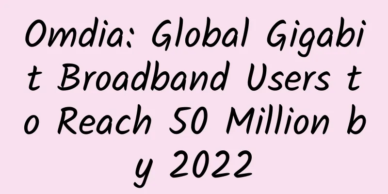 Omdia: Global Gigabit Broadband Users to Reach 50 Million by 2022