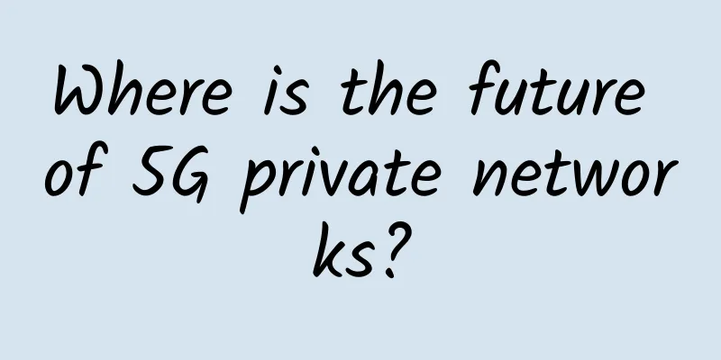 Where is the future of 5G private networks?