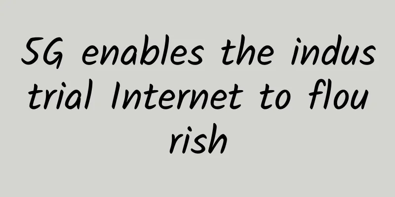 5G enables the industrial Internet to flourish