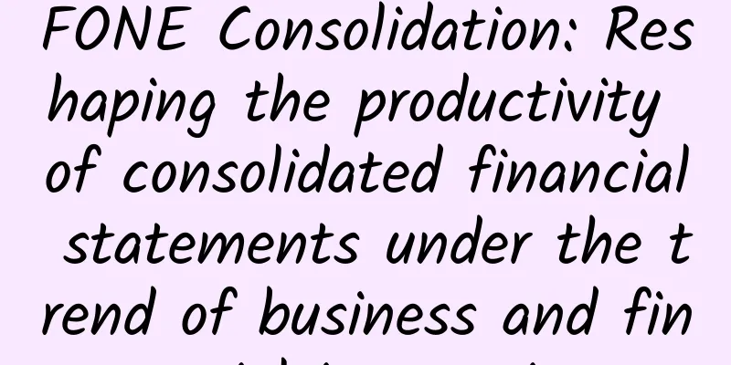 FONE Consolidation: Reshaping the productivity of consolidated financial statements under the trend of business and financial integration